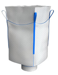 Четырехстропный биг бег, фартук, разгрузочный клапан Четырехстропный биг бег, фартук, разгрузочный клапан